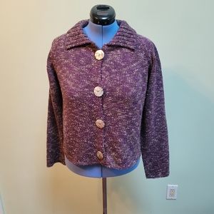 Vintage handknit-look sweater by Wind River